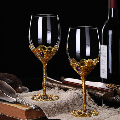 Crystal Grapevine Decanter Set