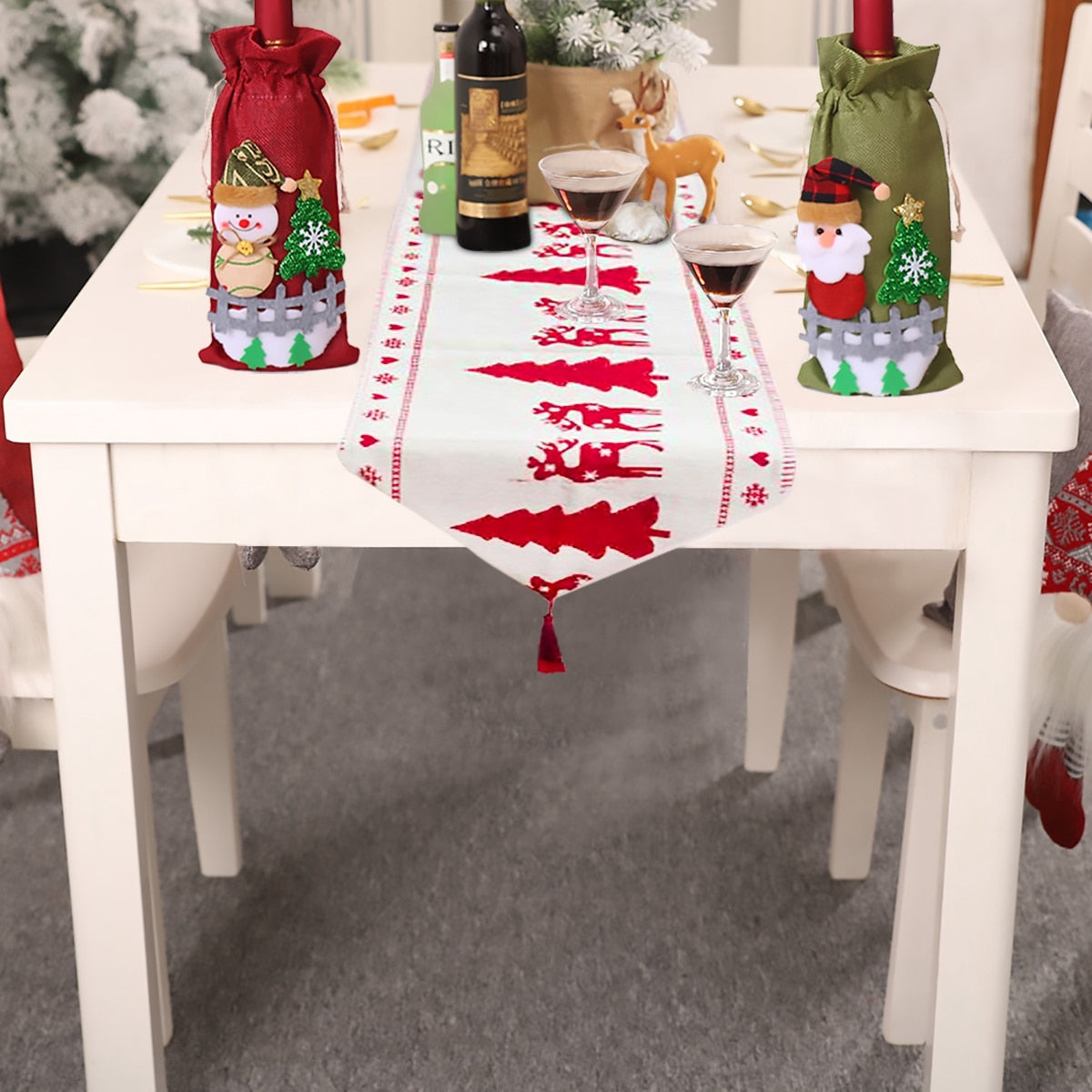 Christmas Themed Decorative Table Runner