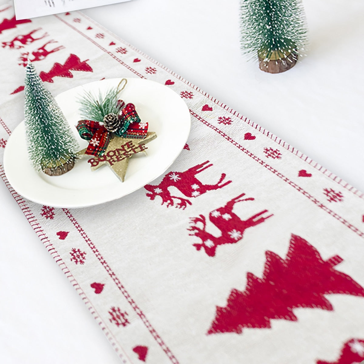 Christmas Themed Decorative Table Runner