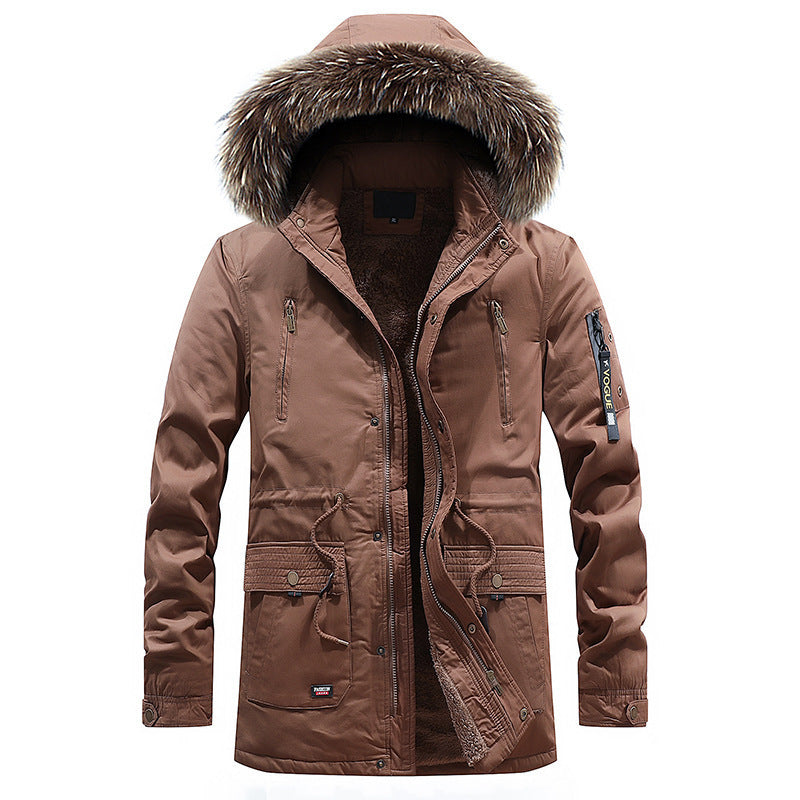 Cold Climate Faux Fur Hooded Parka