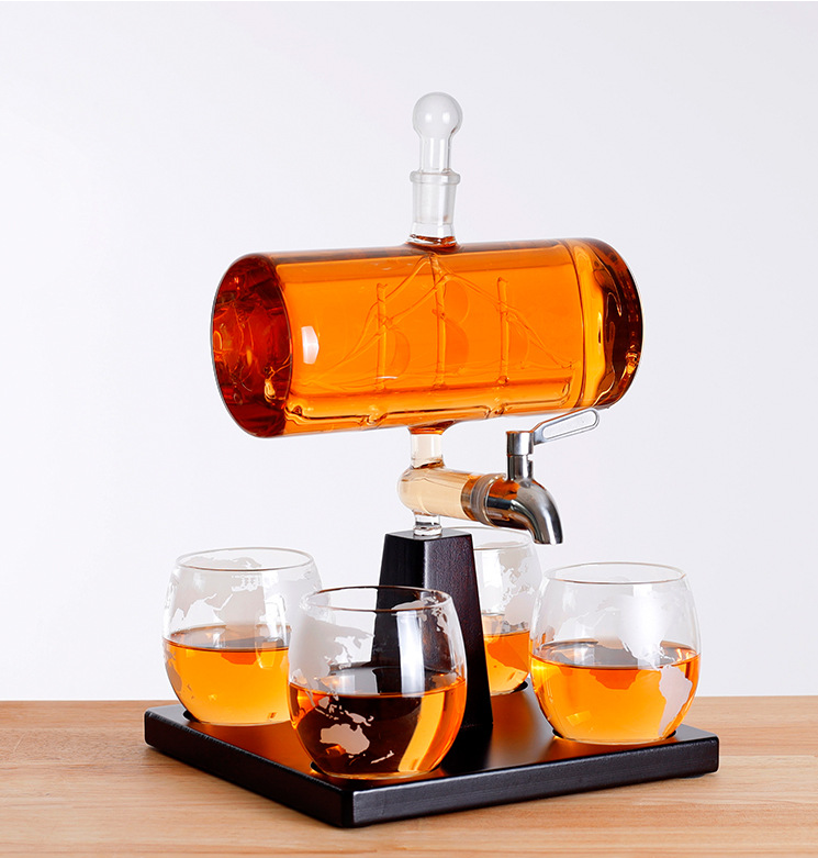 Flagship Whiskey Decanter Set