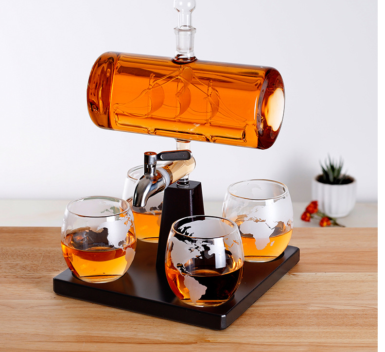 Flagship Whiskey Decanter Set