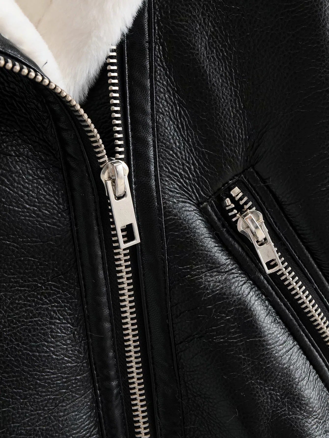 Autumn and Winter All-in-one Leather Jacket