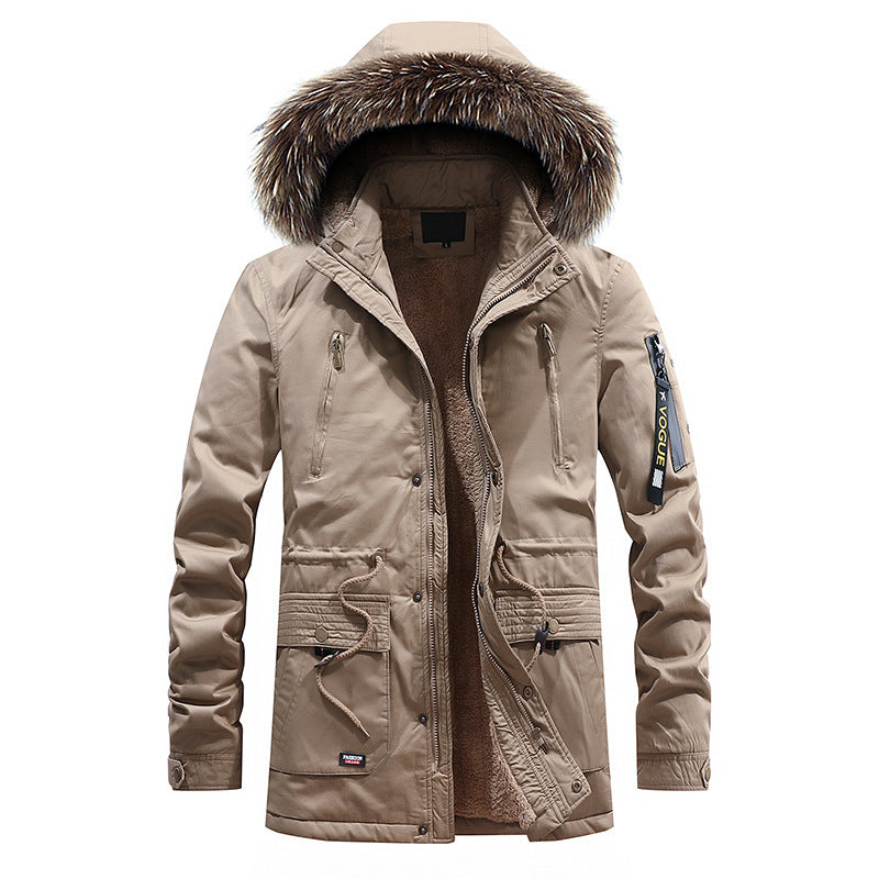 Cold Climate Faux Fur Hooded Parka