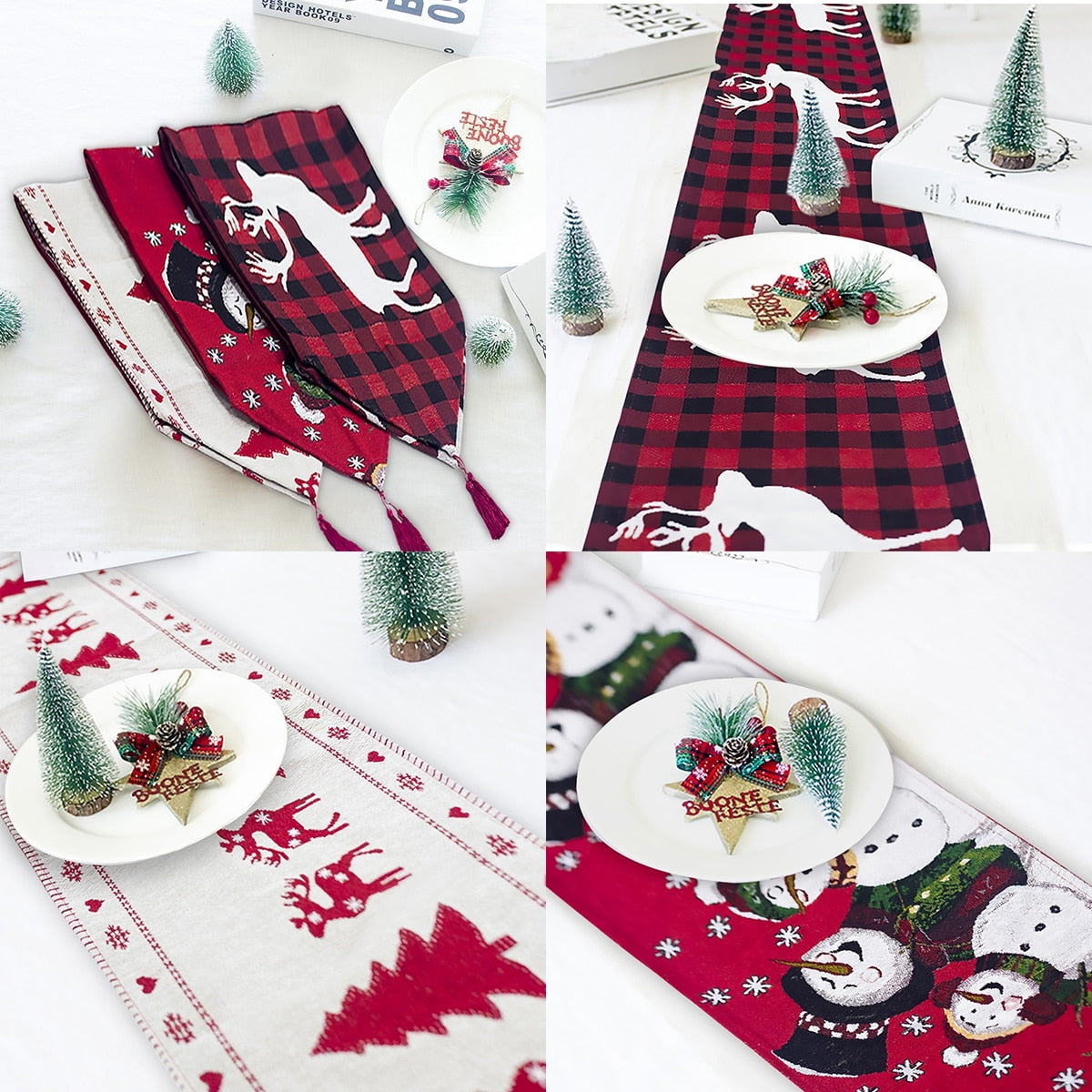 Christmas Themed Decorative Table Runner