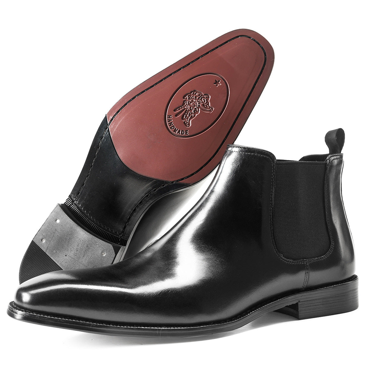 British Style Leather Chelsea Boots