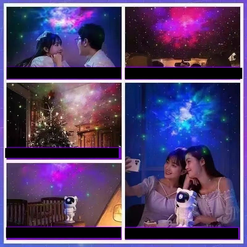 Star Projector Galaxy Night Light Astronaut Galaxy Space Projector Starry Gift For Kids Adults Bedroom Decor