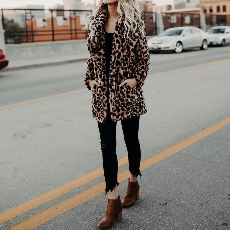 Faux Fur Women's Winter Coat