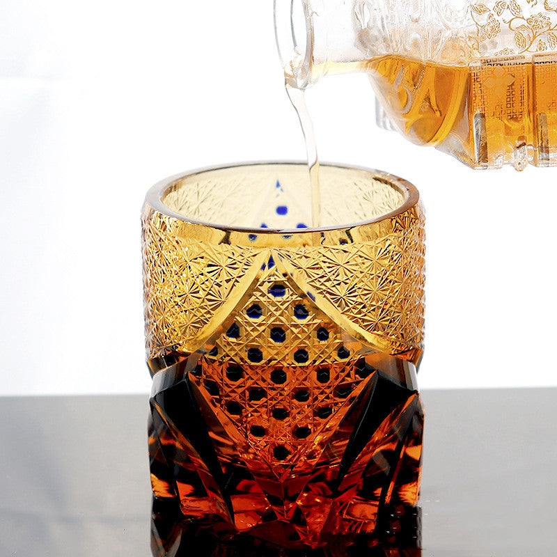 Japanese Hand Cut Whiskey Glass