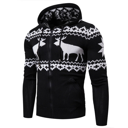 Christmas Reindeer Hooded Sweater