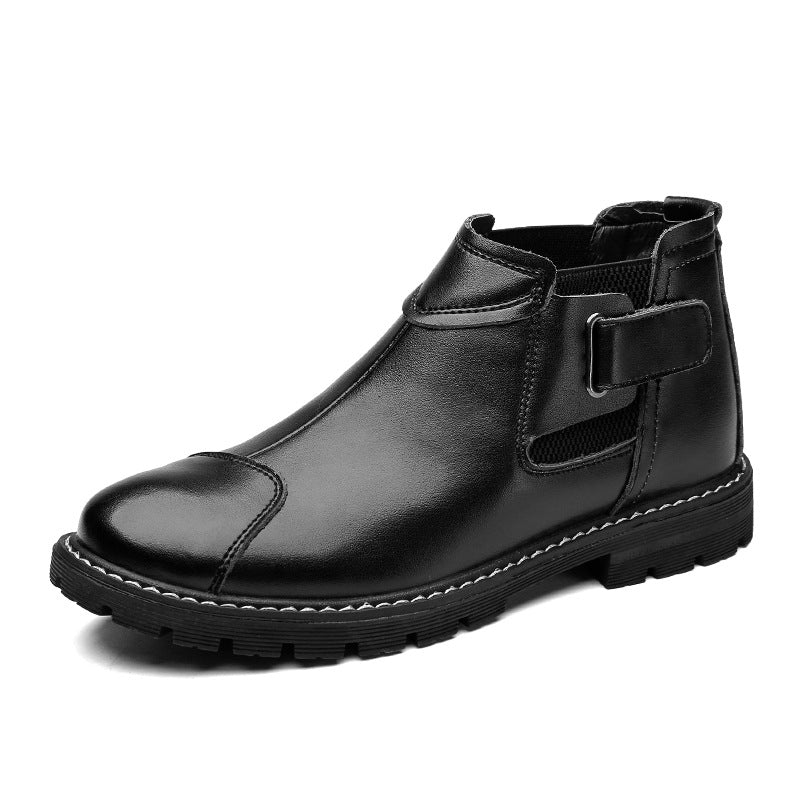 Trendy Retro Leather Tooling Boots