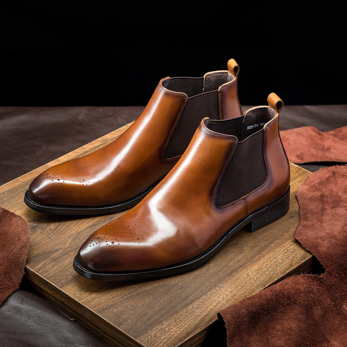 Medium Leather Chelsea Boots