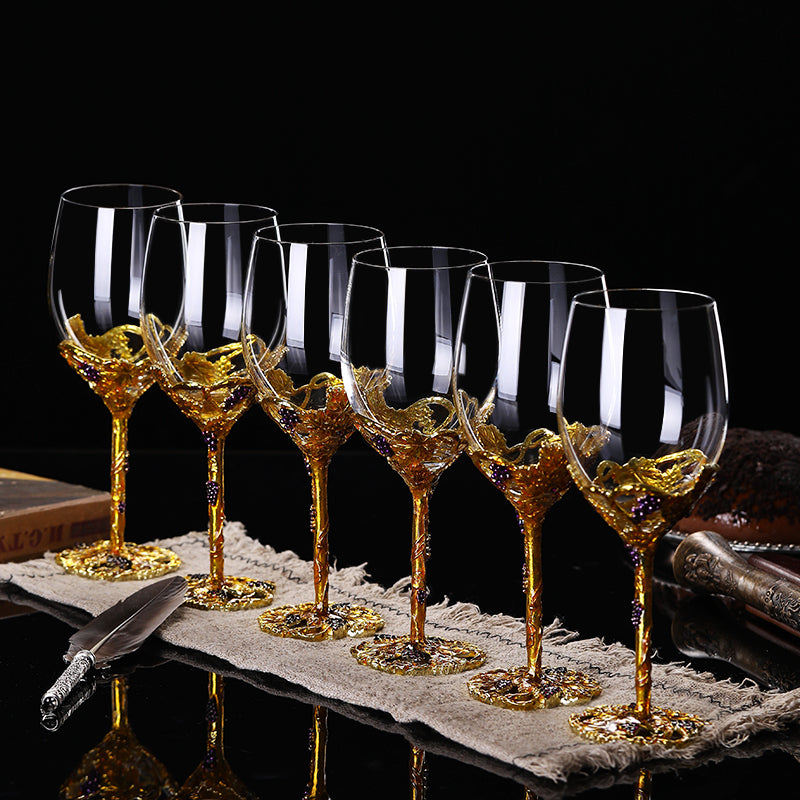 Crystal Grapevine Decanter Set