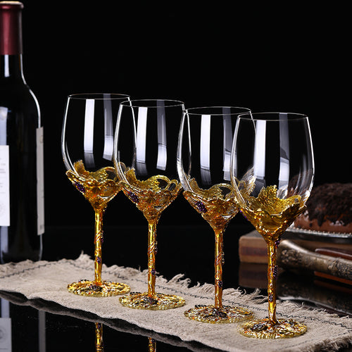 Crystal Grapevine Decanter Set