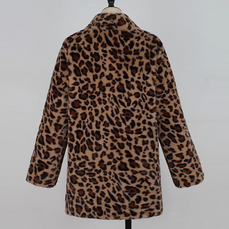 Faux Fur Women's Winter Coat